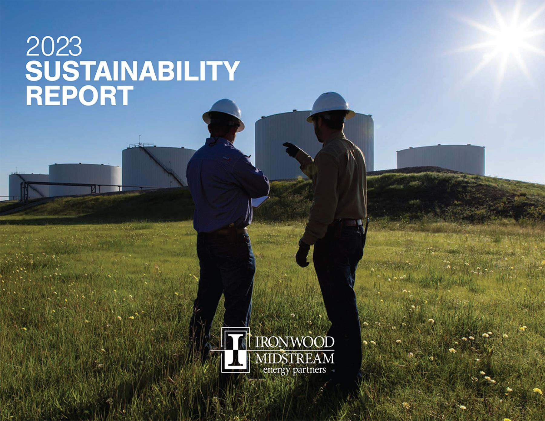 2023 Sustainability Report cover